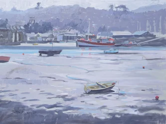 Salcombe - Grauer Tag - Fischerquai